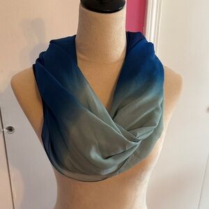 Charming Charlie Blue Gradient Scarf